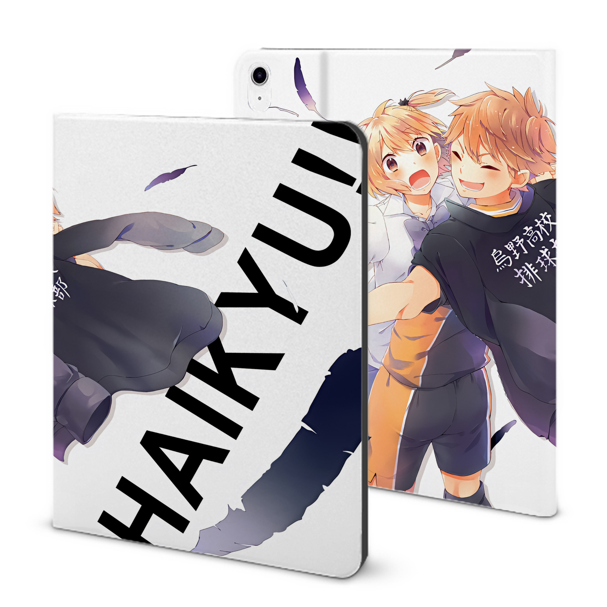 （画像用） ハイキュー!! Haikyu!! IPad ケース ブック型 PUレザー TPU 耐衝撃 軽量 薄型 ペン収納なし 全面保護 IPad 各モデル対応